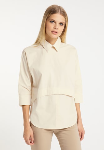 RISA Blouse in Beige: voorkant