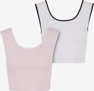 Urban Classics Топ в Ярко-розовый: спереди