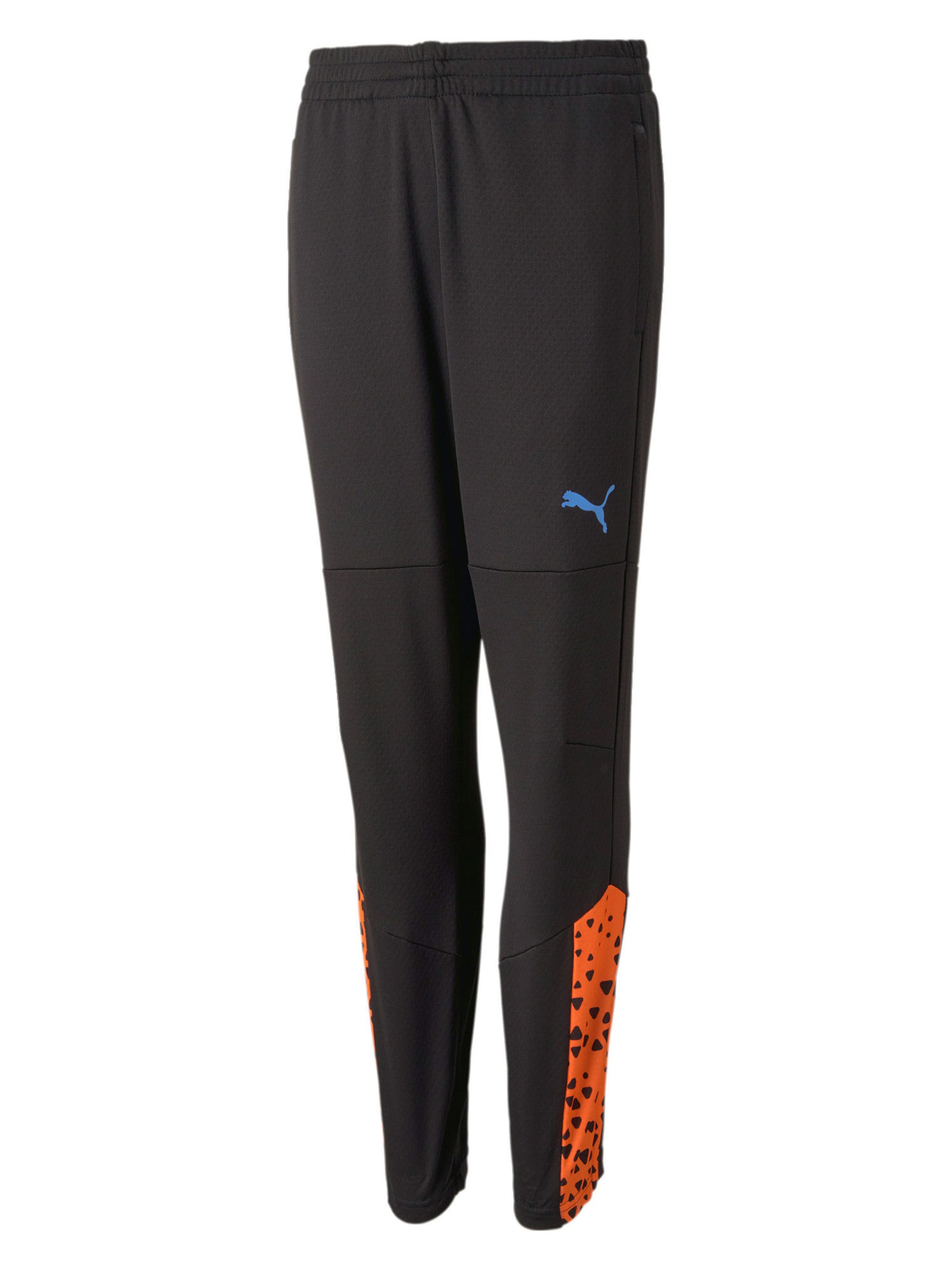PUMA Regular Workout Pants in Black: front