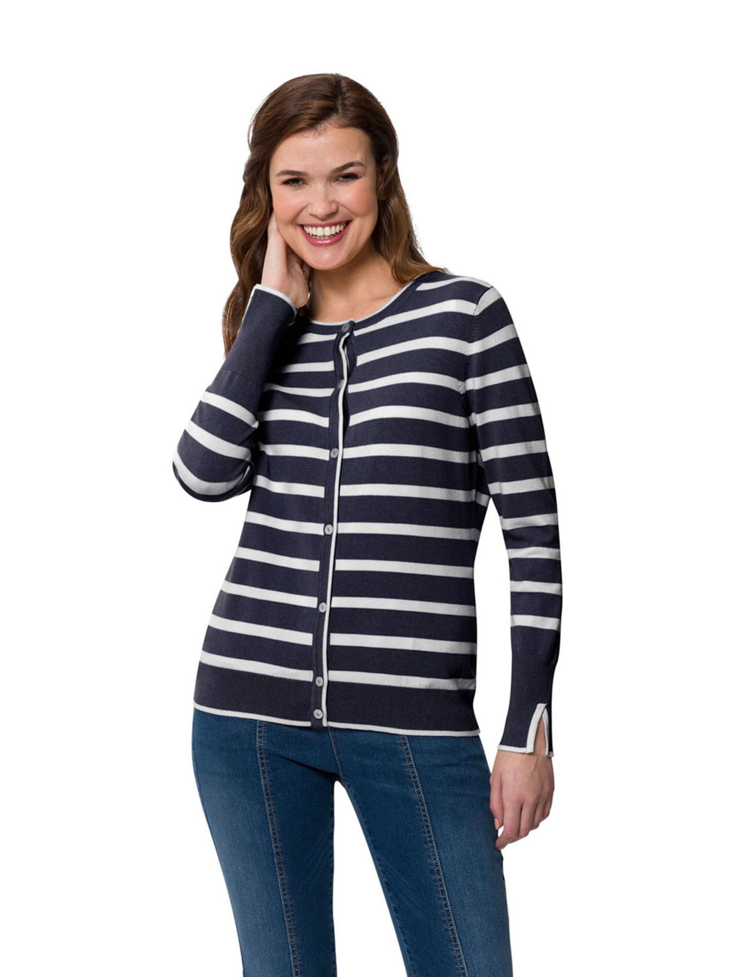 heine Knit cardigan in Blue: front