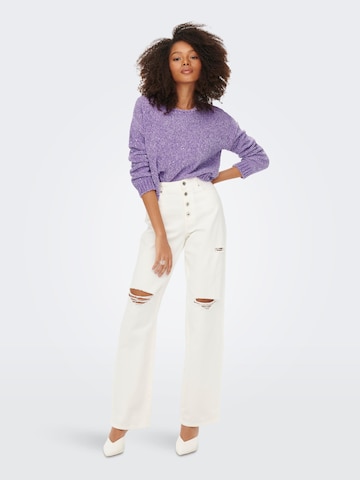 ONLY Sweater 'Nella' in Purple