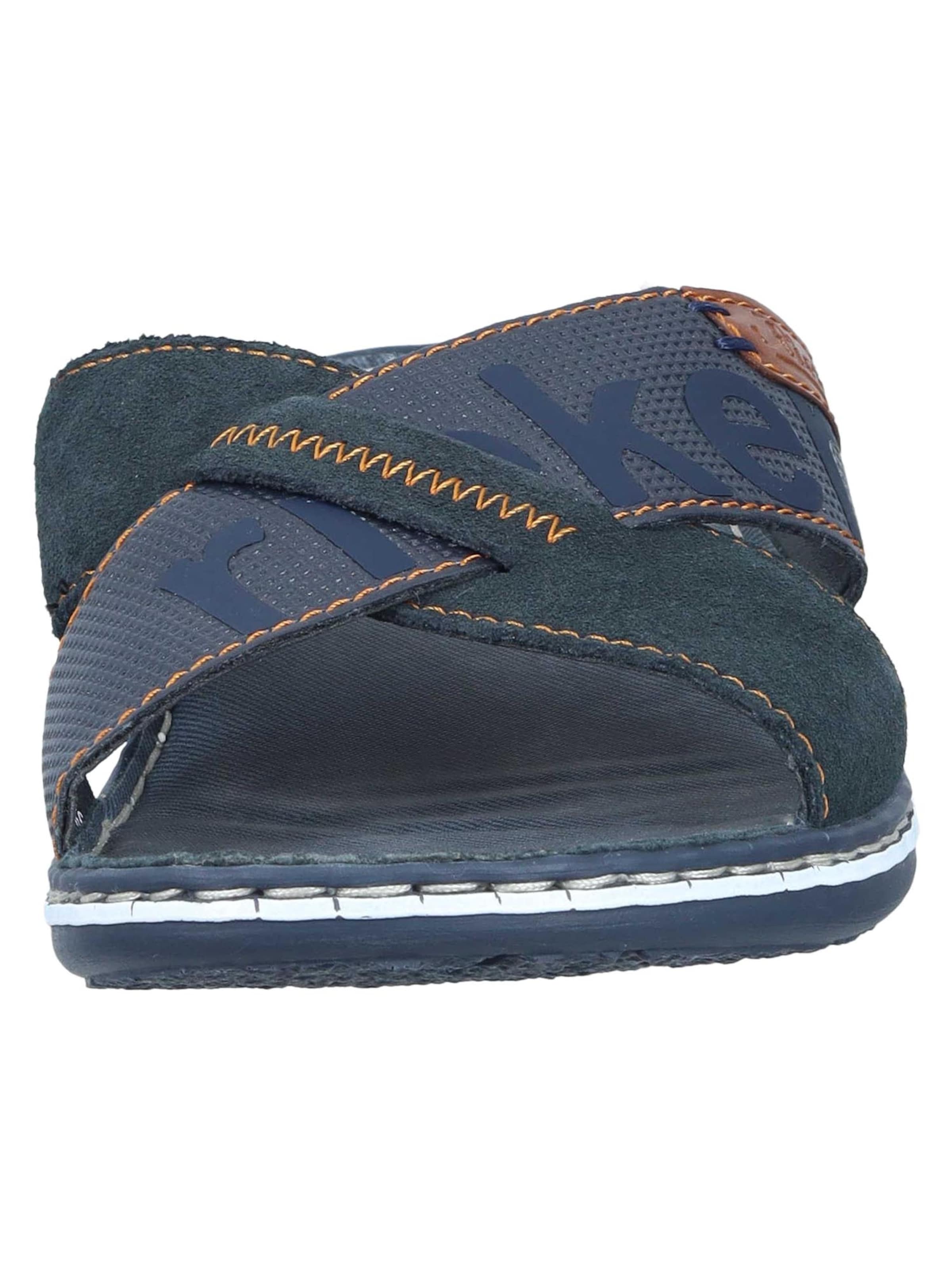 Rieker Pantolette 'Basic'‌‌‌‌‌ in Blau