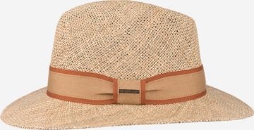 Hatland Hoed 'Carrville Seagrass' in Oranje: voorkant