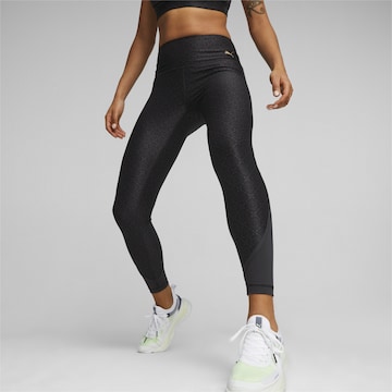 Skinny Pantalon de sport 'Concept' PUMA en noir : devant