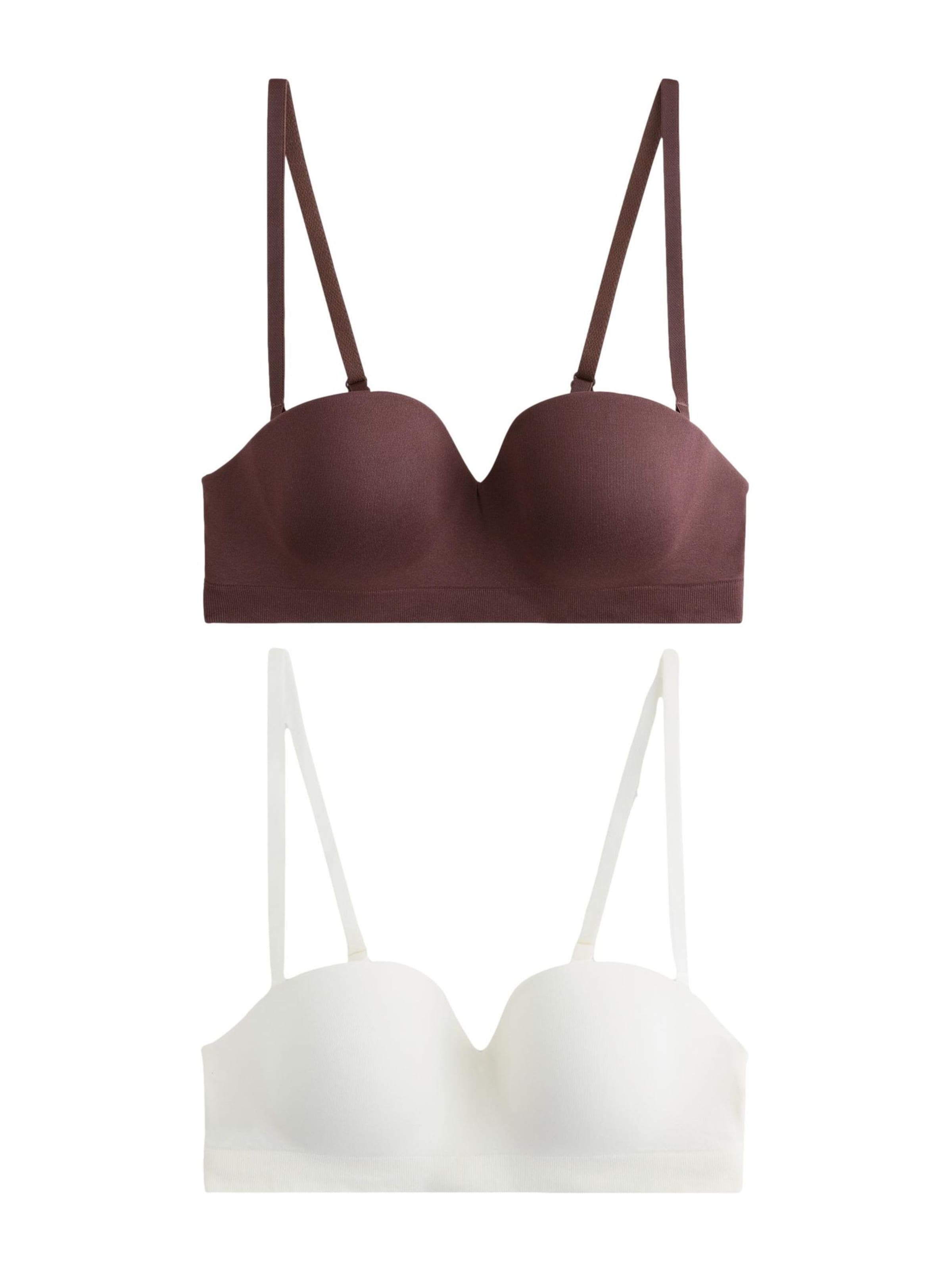 Next Bandeau Bra in Beige: front