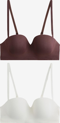 Bandeau Soutien-gorge Next en beige : devant