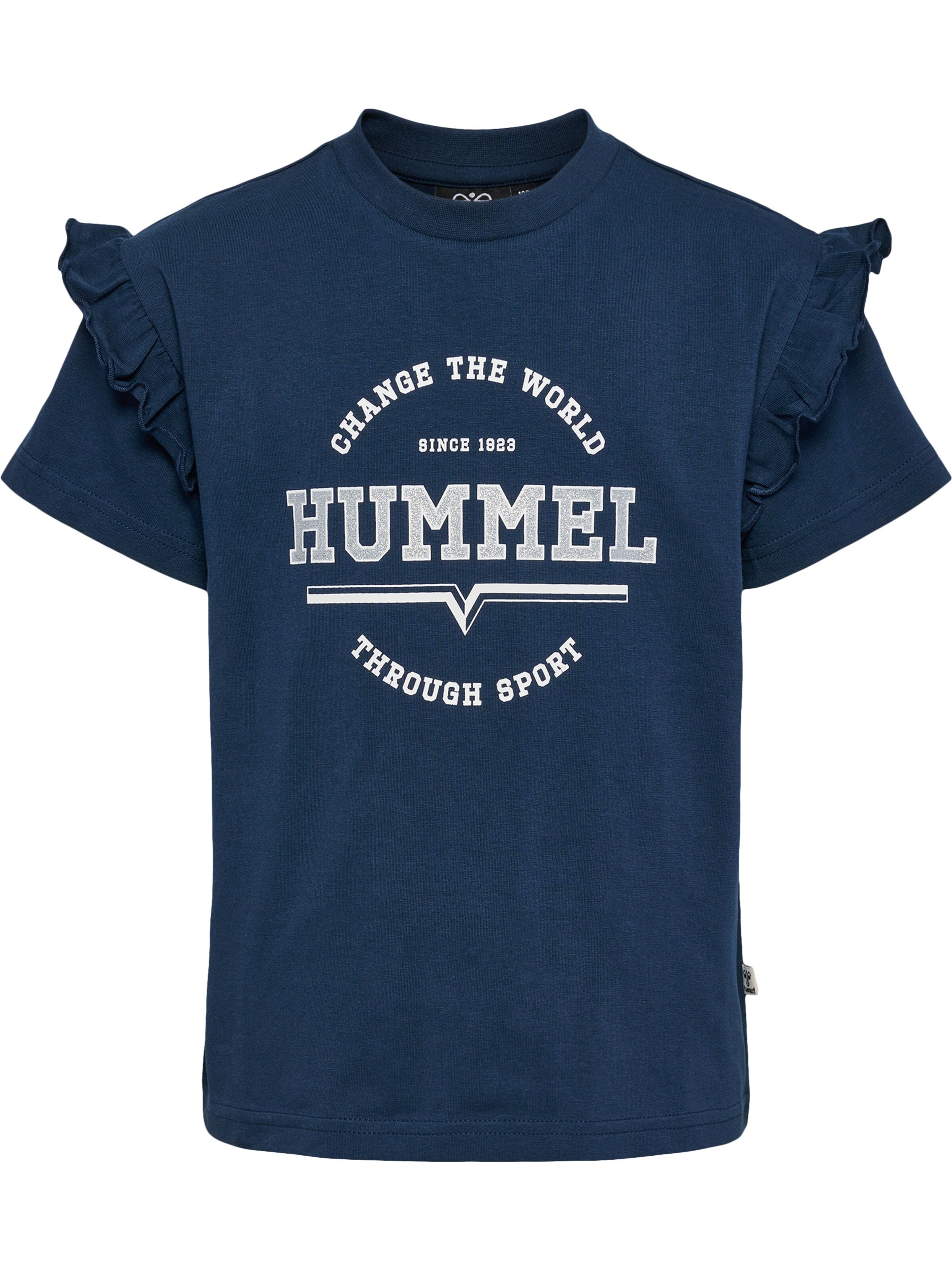 Hummel Shirt 'Violet' in Blauw: voorkant