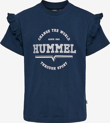 Hummel Shirt 'Violet' in Blue: front