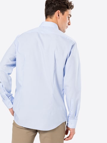 SEIDENSTICKER - Ajuste estrecho Camisa de negocios en azul