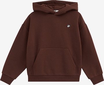 WE Fashion Sweatshirt in Braun: Vorderseite