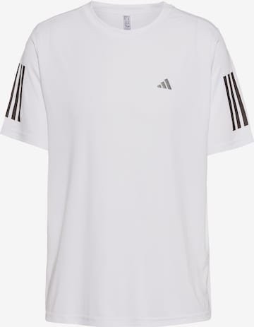 ADIDAS PERFORMANCE Sportshirt 'OWN THE RUN' in Weiß: predná strana