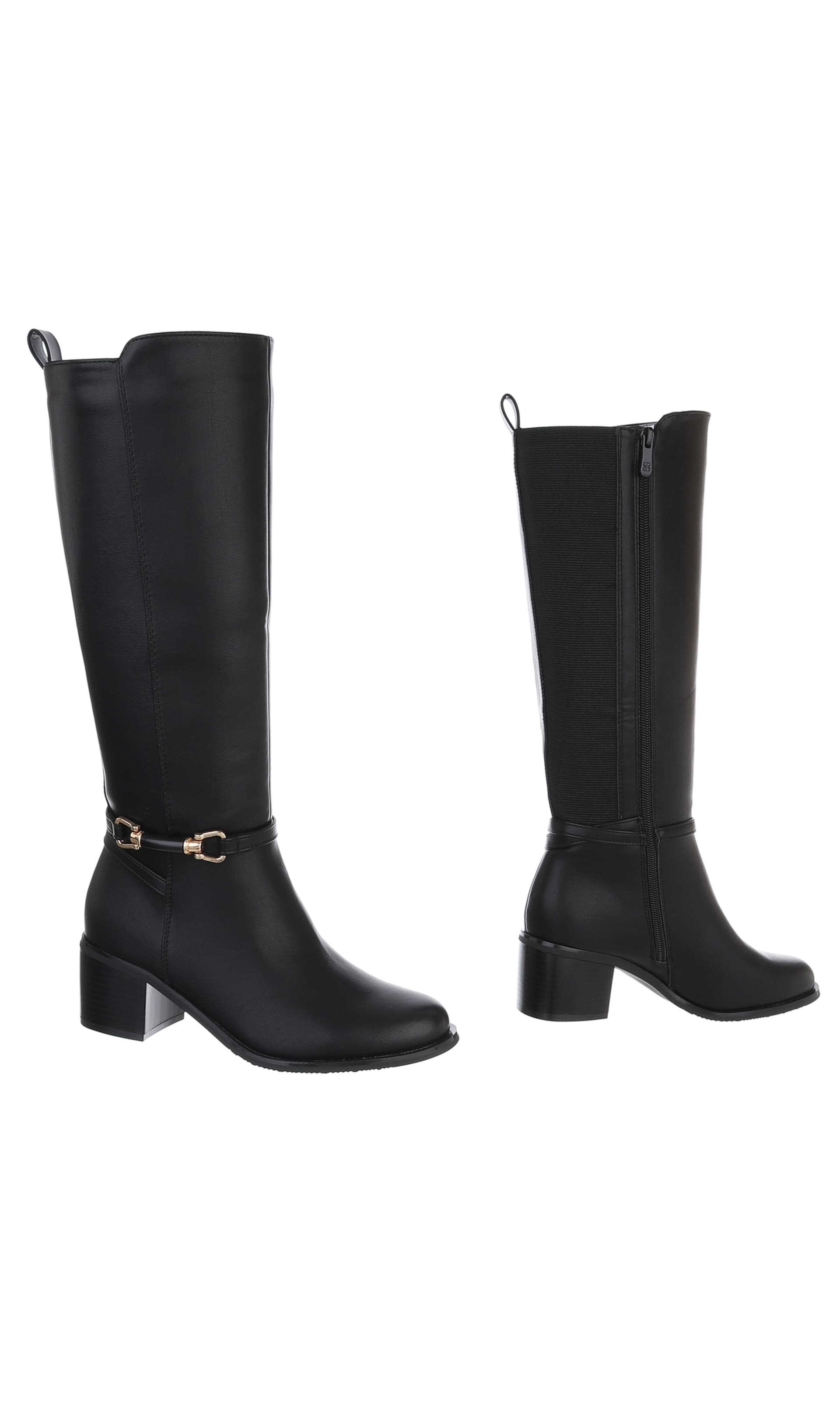 Ital-Design Boots in Black