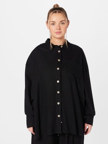 River Island Plus Blouse in Black: front