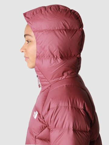 THE NORTH FACE Куртка в спортивном стиле 'Hyalite Down Hooded Parka' в Ярко-розовый
