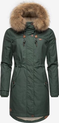 Ragwear Winterparka 'Tawny' in Groen: voorkant