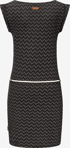 Ragwear Summer Dress 'Tag Zig Zag' in Black