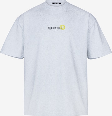 trueprodigy Tričko 'Juniper' – šedá: přední strana