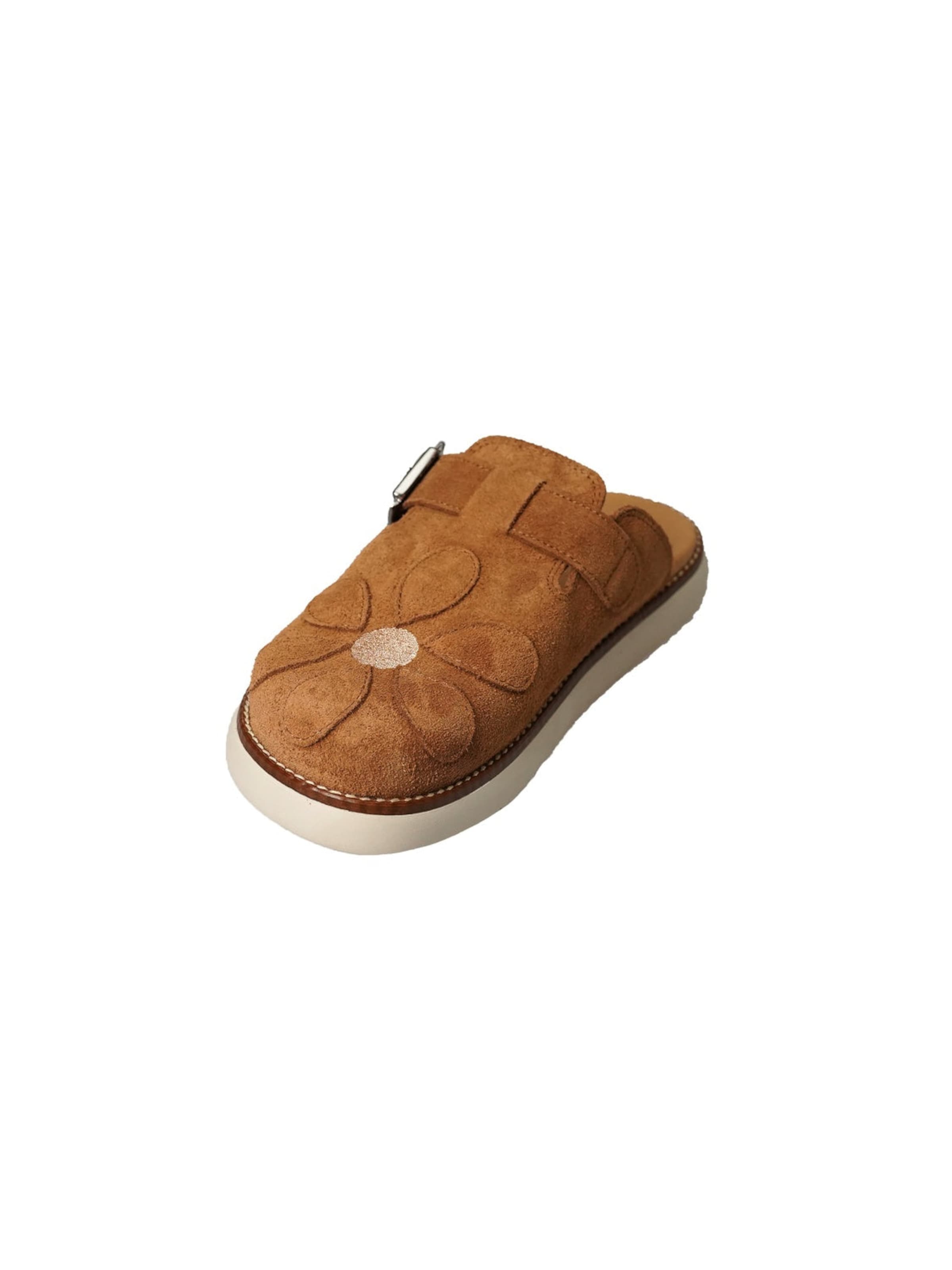 Yoxeone Clogs 'Blossom Shoes' in Brown
