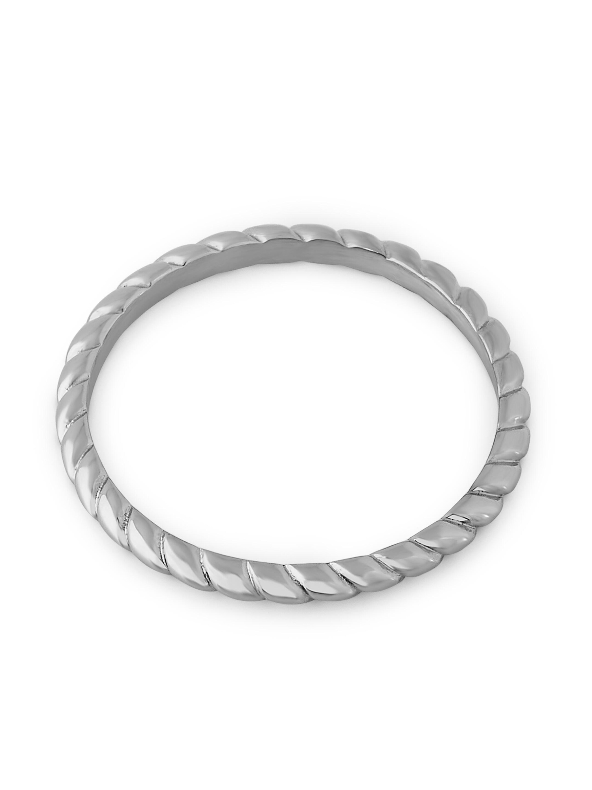 Akitsune Ring 'Euphoria'‌‌‌‌‌‌‌‌‌ in Silber: Vorderseite