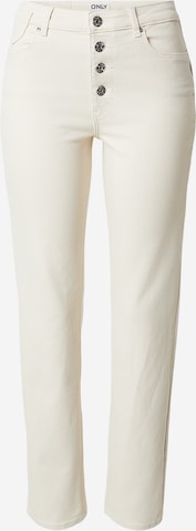 ONLY Slimfit Farkut 'ONLHUI' värissä beige: etupuoli