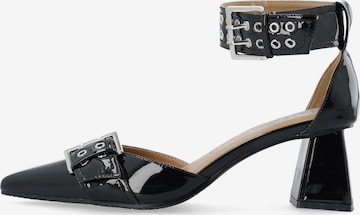 Décolleté 'MARALY' di Bianco in nero: frontale