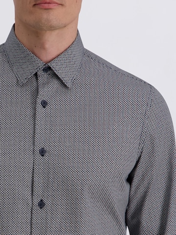 PIERRE CARDIN Slim fit Business shirt in Blue