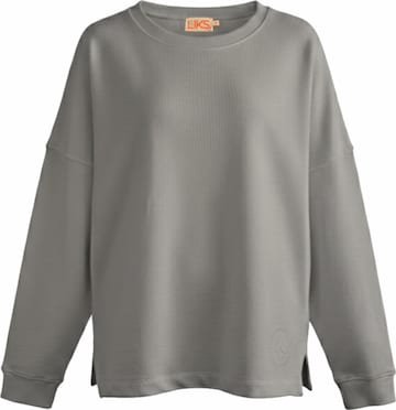 LIKS. Munich Bluzka sportowa 'Sweatpullover mit Stickerei Do what you love - StellaC' w kolorze szary: przód