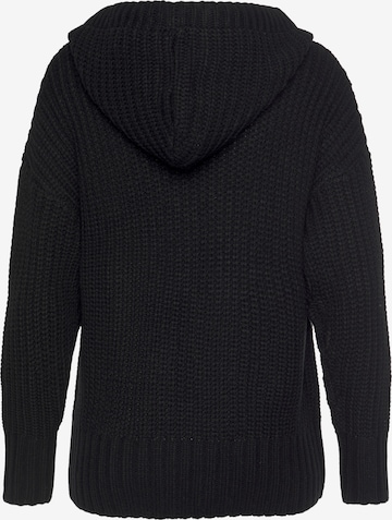 LASCANA Pullover in Schwarz