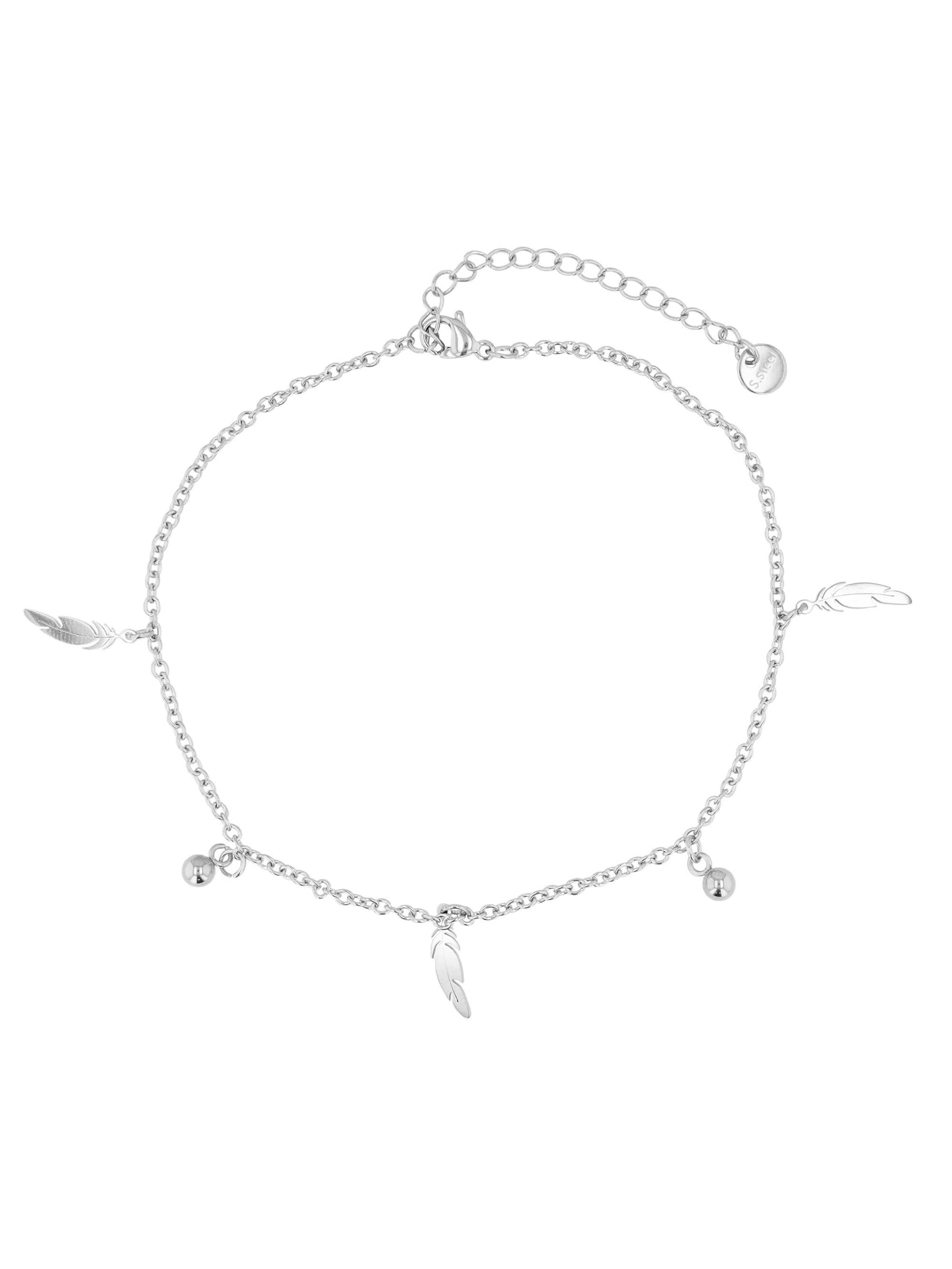 Akzent Fußschmuck 'Nyrobi, langlebig'‌‌‌ in Silber: Vorderseite