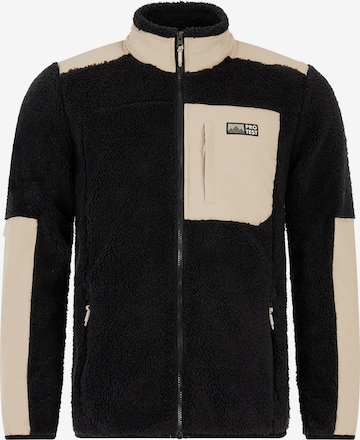 PROTEST Fleecejacke 'PRTBleaker' in Schwarz: Vorderseite