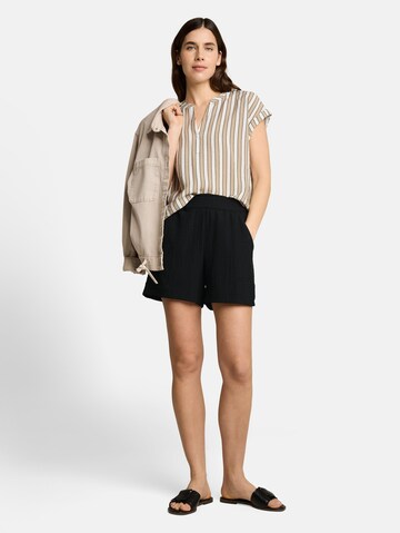 TOM TAILOR DENIM Loose fit Trousers in Black