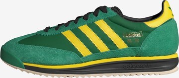 ADIDAS ORIGINALS Trampki niskie '72 RS' w kolorze zielony: przód