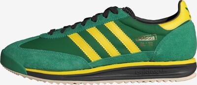 ADIDAS ORIGINALS Zemie brīvā laika apavi '72 RS', krāsa - dzeltens / zaļš / melns, Preces skats