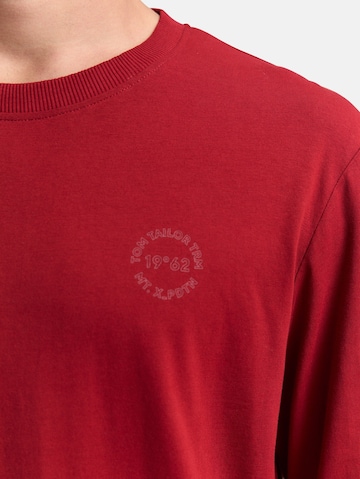 TOM TAILOR Shirt in Rood