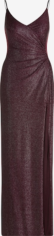 Vera Mont Abendkleid mit Seitenschlitzen in Rot: Vorderseite