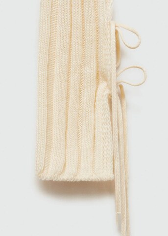 MANGO Sweater 'Coquette' in Beige