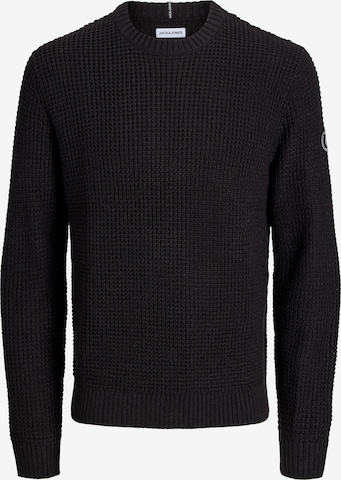 JACK & JONES Pullover 'JJLUKE' in Schwarz: Vorderseite