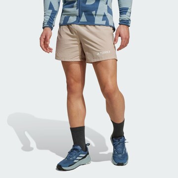 Regular Pantalon de sport 'Multi' ADIDAS TERREX en beige : devant