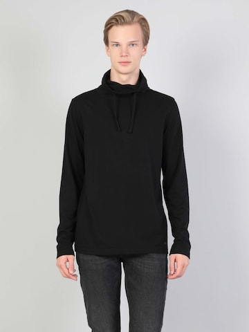 Colin's Shirt in Zwart: voorkant