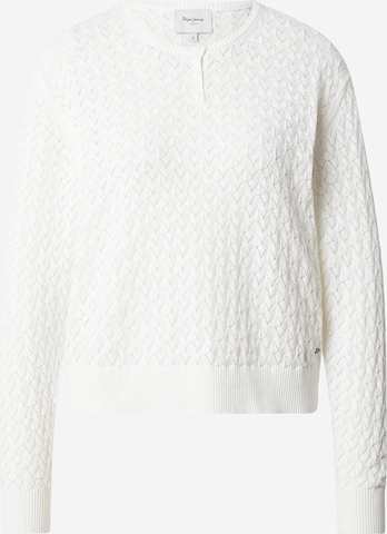 Pepe Jeans Pulóver - fehér: elől