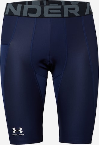 Skinny Sous-vêtements de sport UNDER ARMOUR en bleu : devant