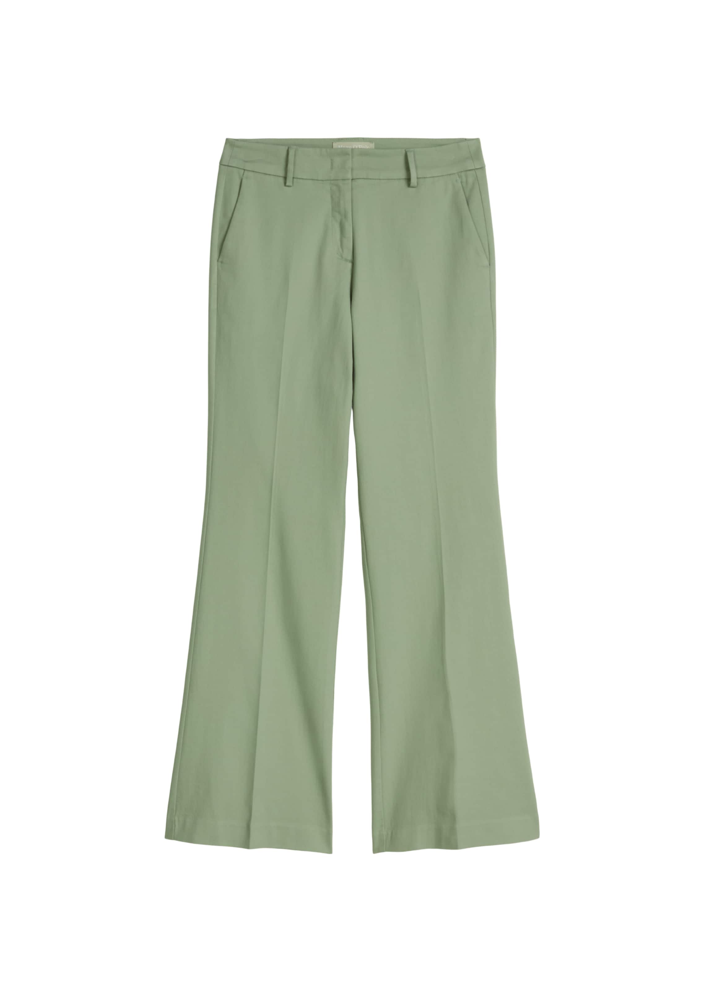 Pantalon à plis 'Marthe' Marc O'Polo en vert : devant