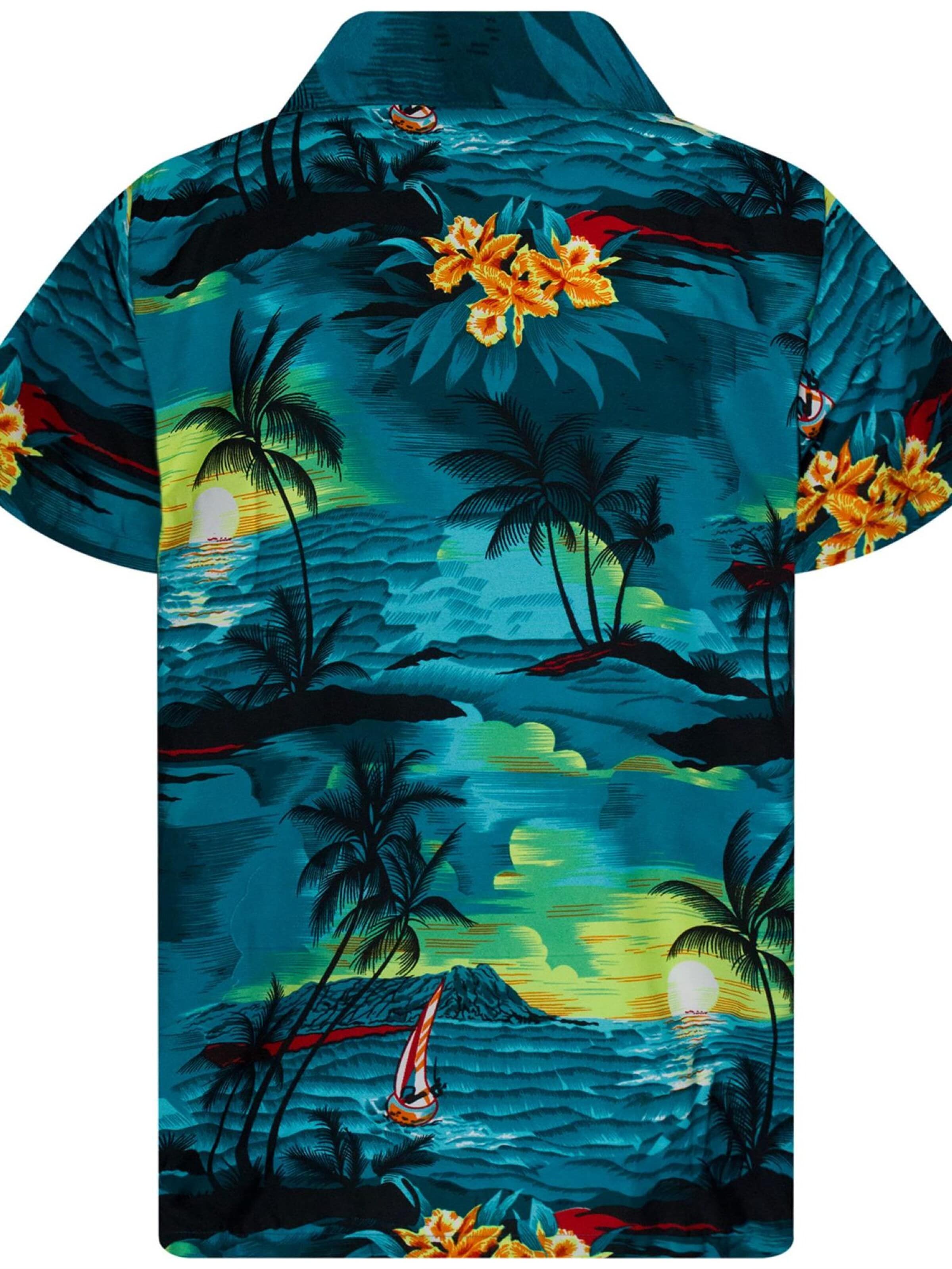 Maglietta 'Surf' di King Kameha in verde