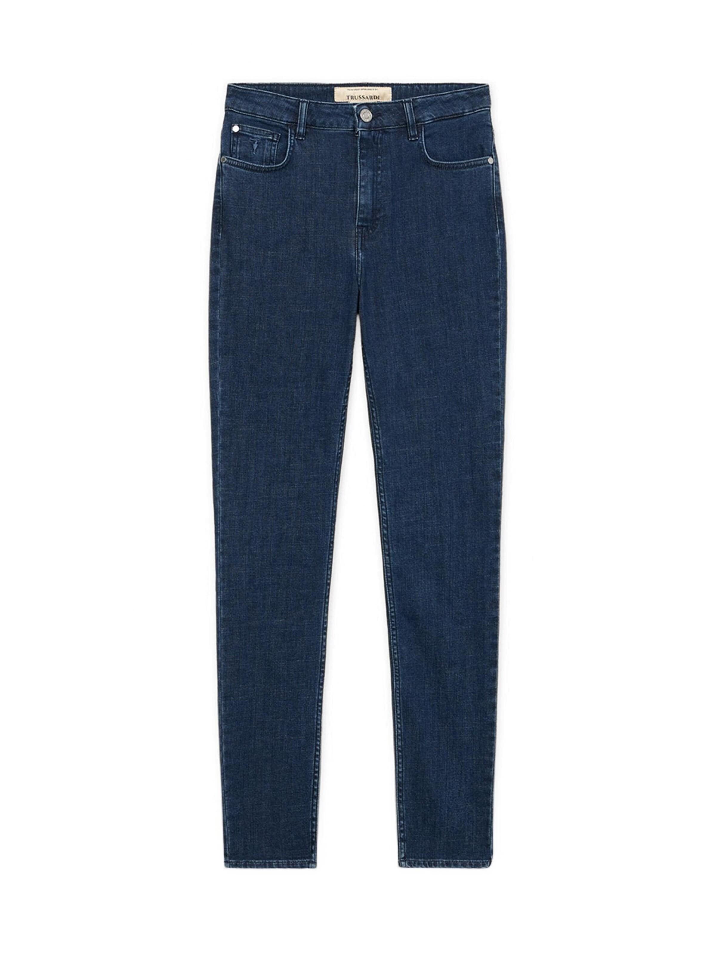 Trussardi Skinny Jeans in Blue: front