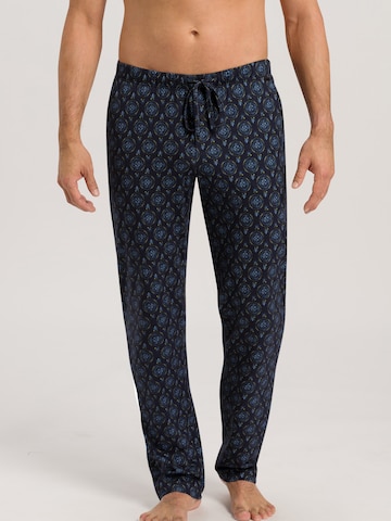 Hanro Pyjamabroek ' Night & Day ' in Blauw: voorkant