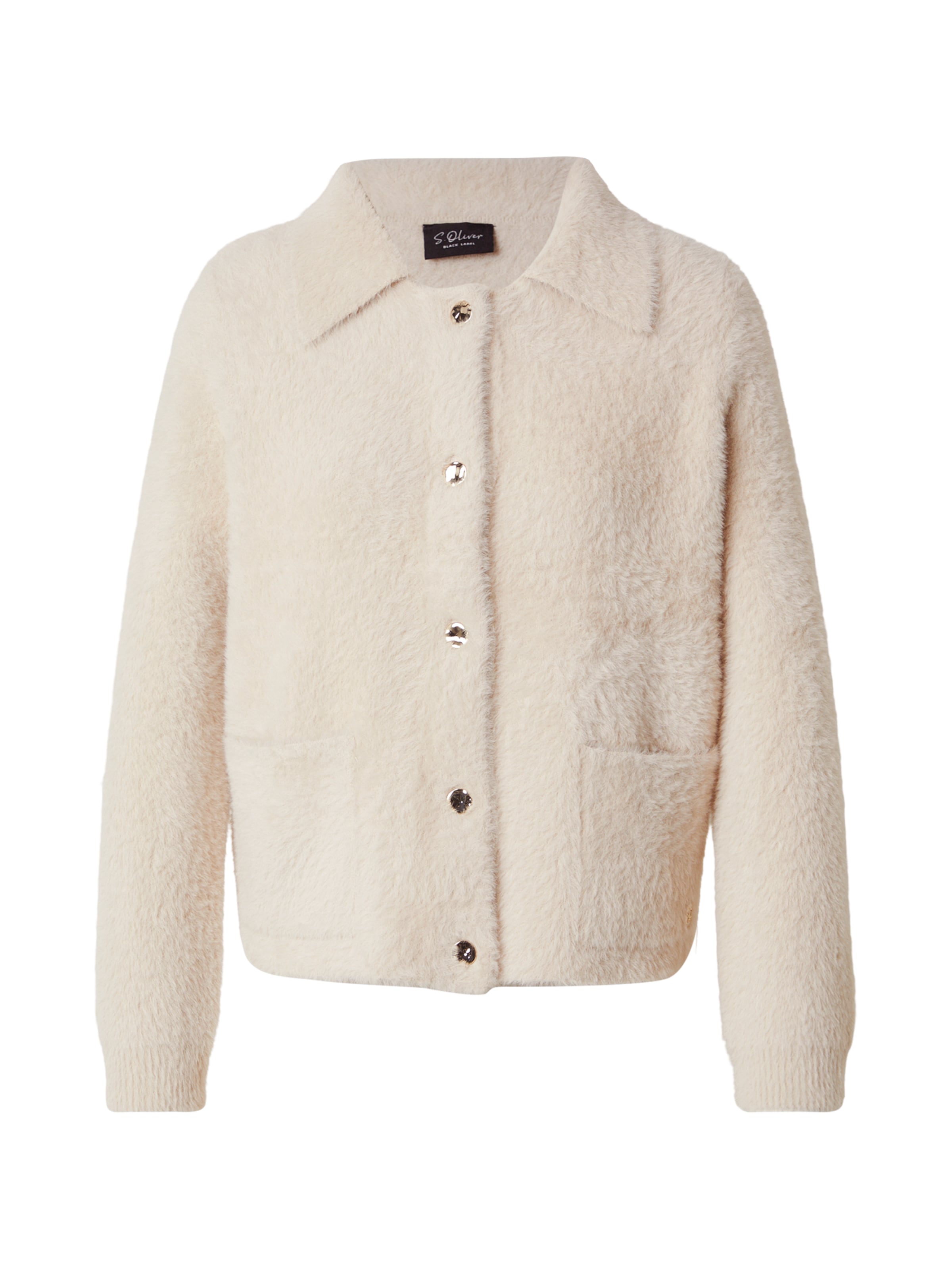 s.Oliver Knit cardigan in White: front