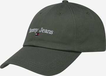 Tommy Jeans Cap in Green: front