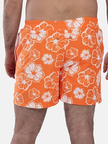 Shorts de bain Frozen Cape en orange