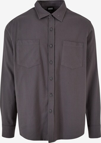 Regular fit Camicia di Urban Classics in grigio: frontale