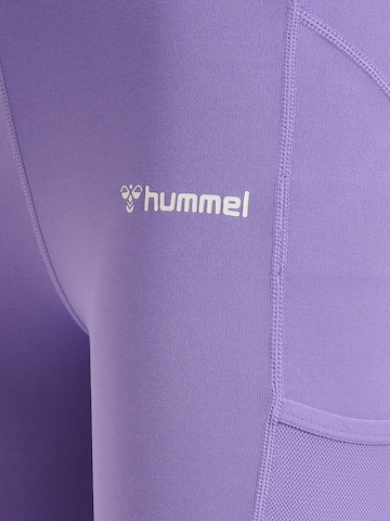 Hummel Skinny Workout Pants 'Chipo' in Purple